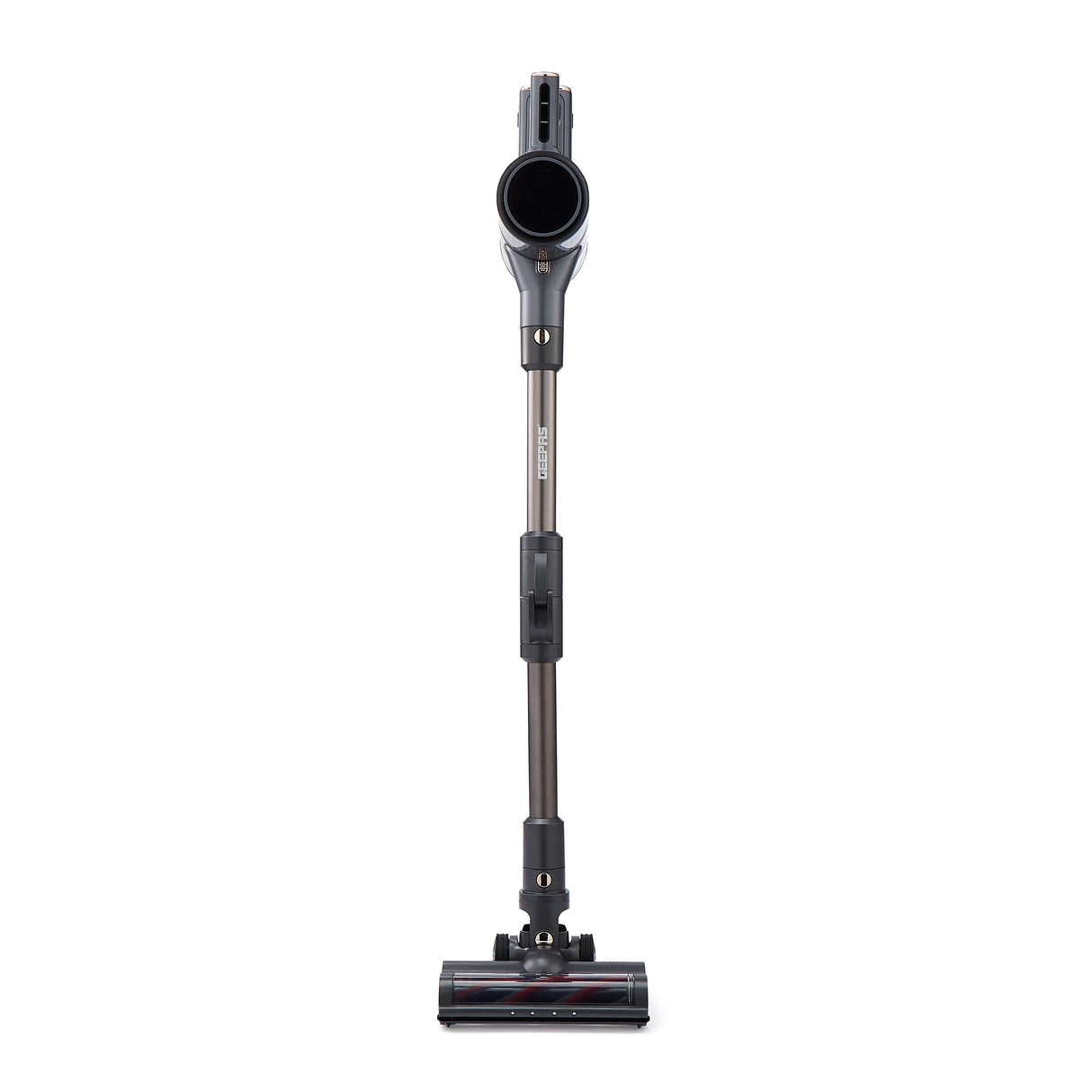 Geepas GVC19046UK Cordless 2-in-1 Stick Vacuum Cleaner with 29.6V Lithium-Ion Battery | 33kPa Suction Power | Flexible Bend Tube | LED Touch Panel | 55-Min Runtime