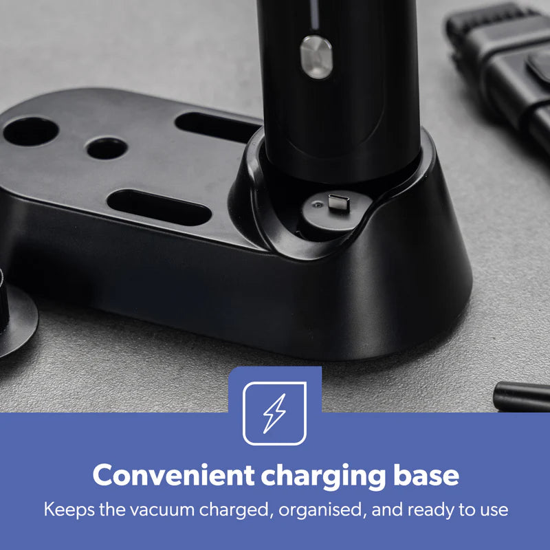 Geepas GVC19061UK Handheld Car Vacuum Cleaner |  HEPA Filter |  4-in-1 Cleaning Modes |  Wireless Portable Design | Optimised Runtime & Multifunction Attachments