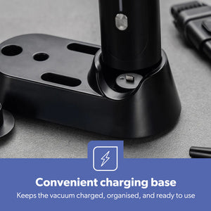 Geepas GVC19061UK Handheld Car Vacuum Cleaner |  HEPA Filter |  4-in-1 Cleaning Modes |  Wireless Portable Design | Optimised Runtime & Multifunction Attachments