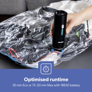 Geepas GVC19061UK Handheld Car Vacuum Cleaner |  HEPA Filter |  4-in-1 Cleaning Modes |  Wireless Portable Design | Optimised Runtime & Multifunction Attachments