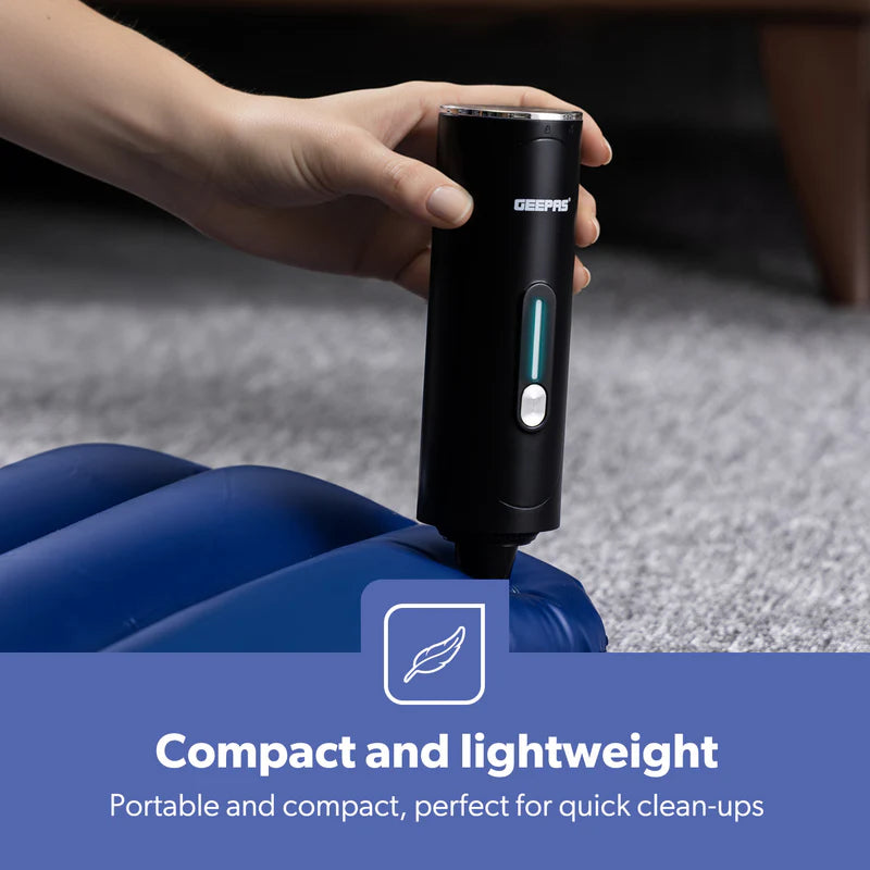 Geepas GVC19061UK Handheld Car Vacuum Cleaner |  HEPA Filter |  4-in-1 Cleaning Modes |  Wireless Portable Design | Optimised Runtime & Multifunction Attachments