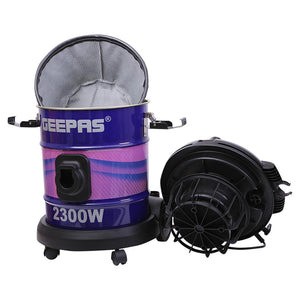 Geepas GVC2588 Dry Vacuum Cleaner | 2000W Powerful Motor | 21L Large Capacity | Adjustable Suction | Multi-Filtration System | Air Blowing Function | 2 Years Warranty