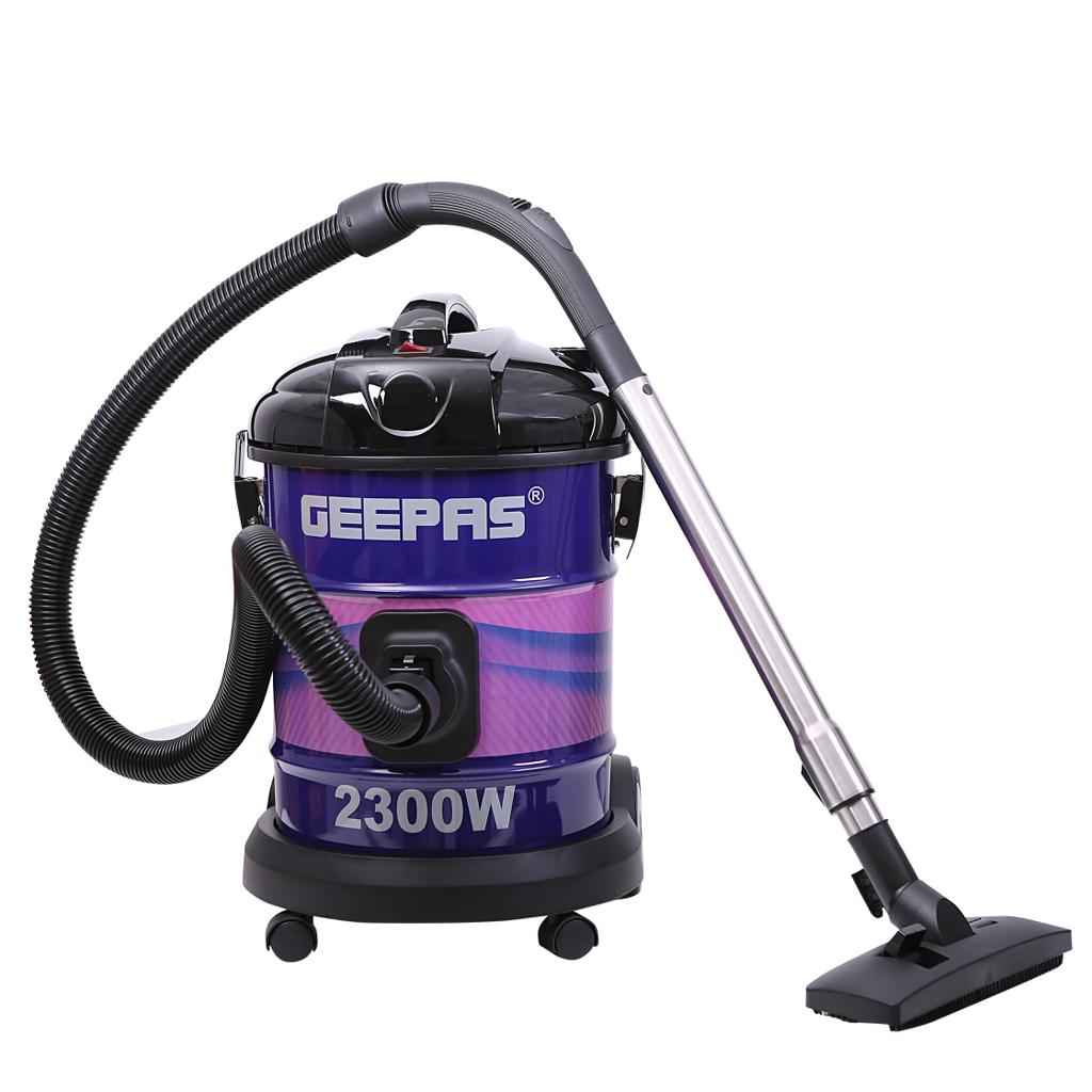Geepas GVC2588 Dry Vacuum Cleaner | 2000W Powerful Motor | 21L Large Capacity | Adjustable Suction | Multi-Filtration System | Air Blowing Function | 2 Years Warranty