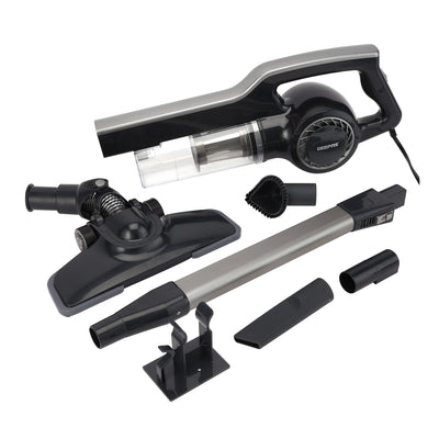 Geepas GVC2596N Stick & Handheld Vacuum Cleaner | 600W with HEPA Filter | 0.9L Dust Capacity | Lightweight & Easy to Use Design | Powerful Suction for Home Cleaning