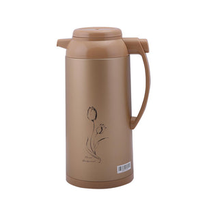 Geepas GVF27013  Vacuum Flask | 1.6 L| Glass Inner Pot with Double Wall Insulation |Keeps Beverages Hot & Cold for 24 Hours | Leak Proof, Easy to Clean| 2 Years Warranty