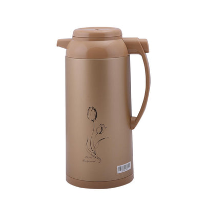 Geepas GVF27013  Vacuum Flask | 1.6 L| Glass Inner Pot with Double Wall Insulation |Keeps Beverages Hot & Cold for 24 Hours | Leak Proof, Easy to Clean| 2 Years Warranty
