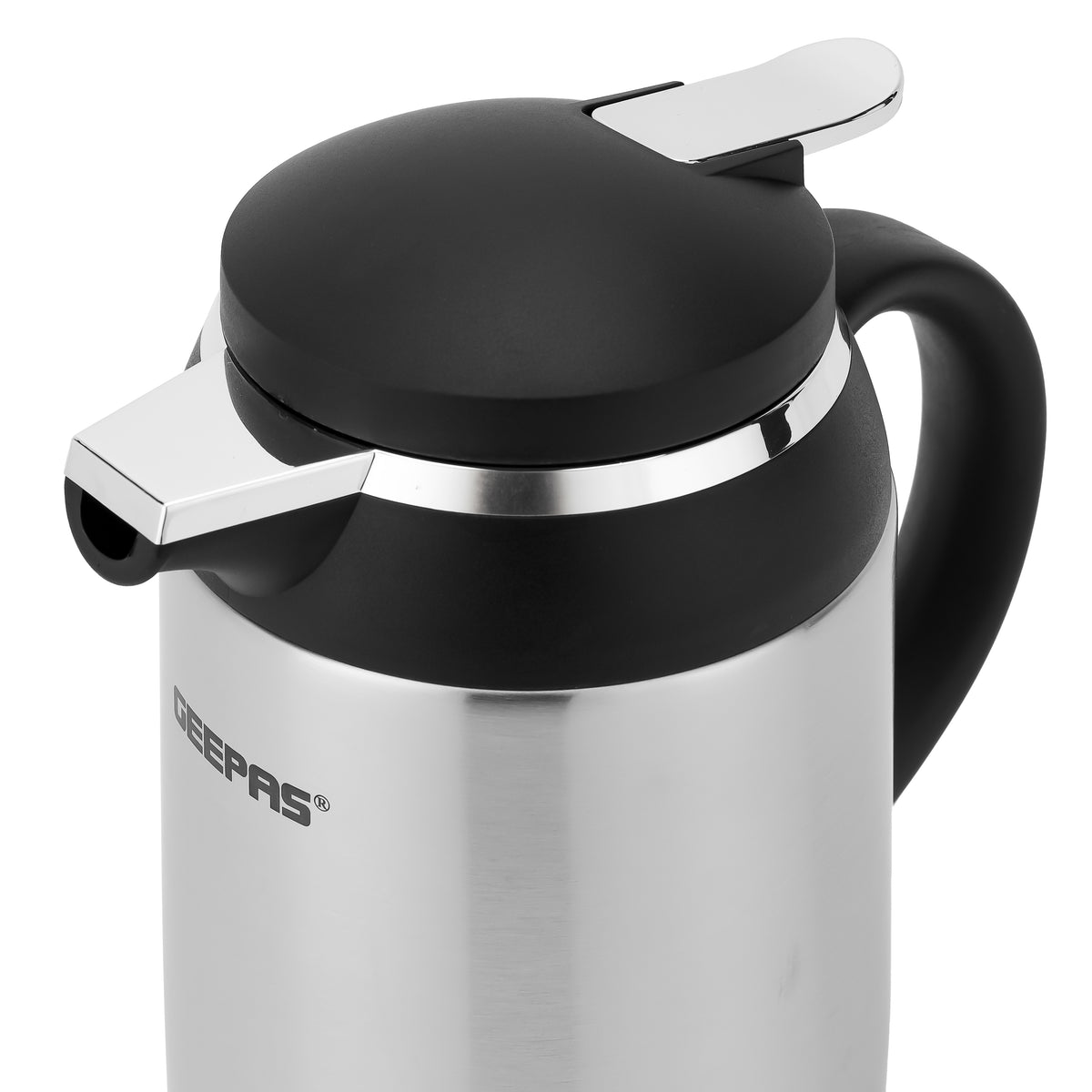 Geepas Stainless Steel Vacuum Flask GVF27022 |1.0L Capacity |Keeps Drinks Hot or Cold for Hours |Durable Build, Easy to Clean, Reusable & Stylish Design |2 Years Warranty