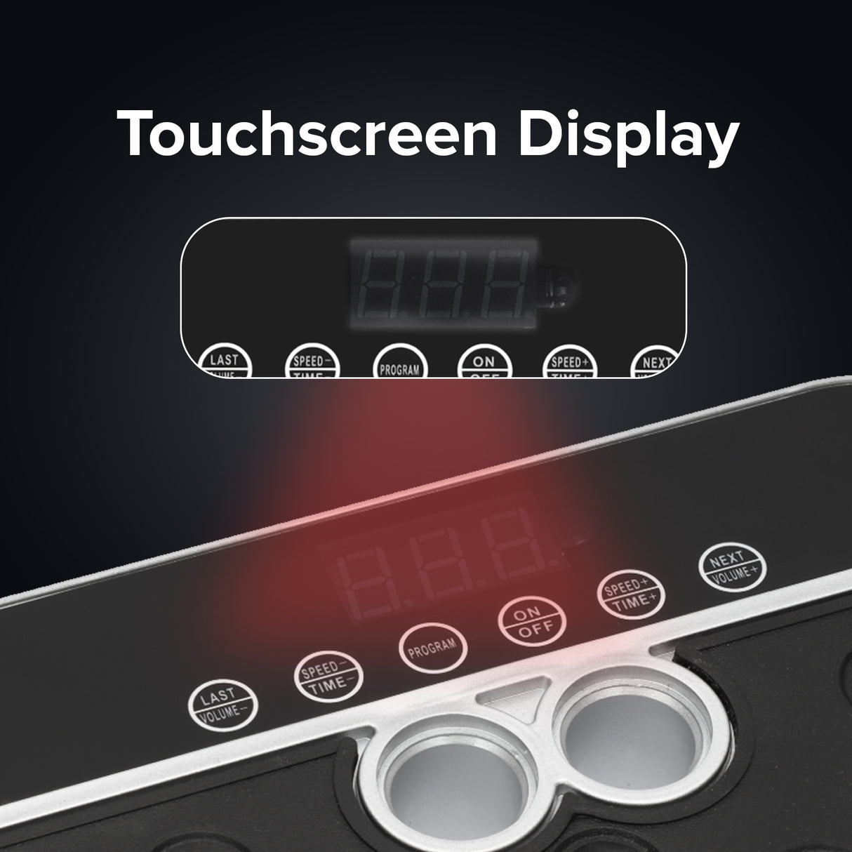 Geepas GVP86108 Vibration Plate Massager for Full Body Fitness Training | 5 Modes| Bluetooth Music | Touchscreen Display| Remote Control & Pull Ropes | For Home Workout