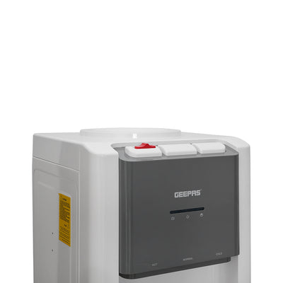 Geepas GWD17018 Hot & Cold Water Dispenser with Stainless Steel Water Tank | 3 Tap Hot Normal Cold System | Fast Cooling Compressor & Built-In Storage Cabinet | Eco-friendly