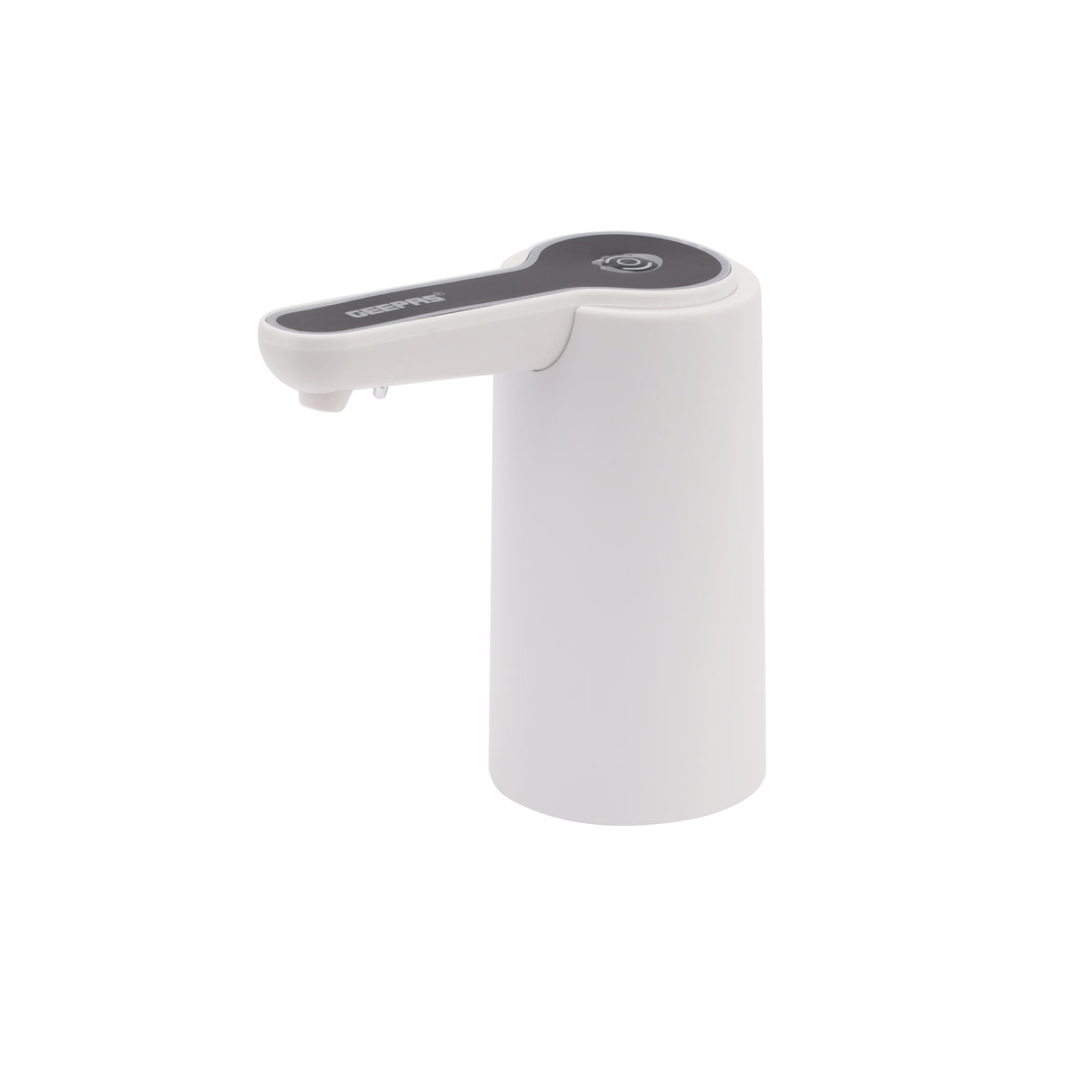 Geepas GWD17034 Rechargeable Mini Water Dispenser |  USB Charging |  One-Button Operation|  LED Night Light|  1200mAh Lithium Battery|  Compact Design for Bottled Water