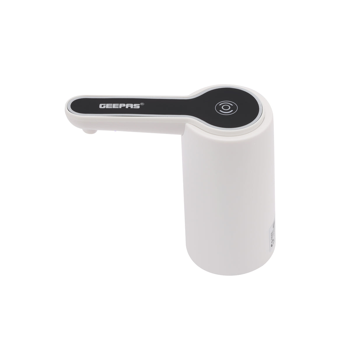 Geepas GWD17034 Rechargeable Mini Water Dispenser |  USB Charging |  One-Button Operation|  LED Night Light|  1200mAh Lithium Battery|  Compact Design for Bottled Water