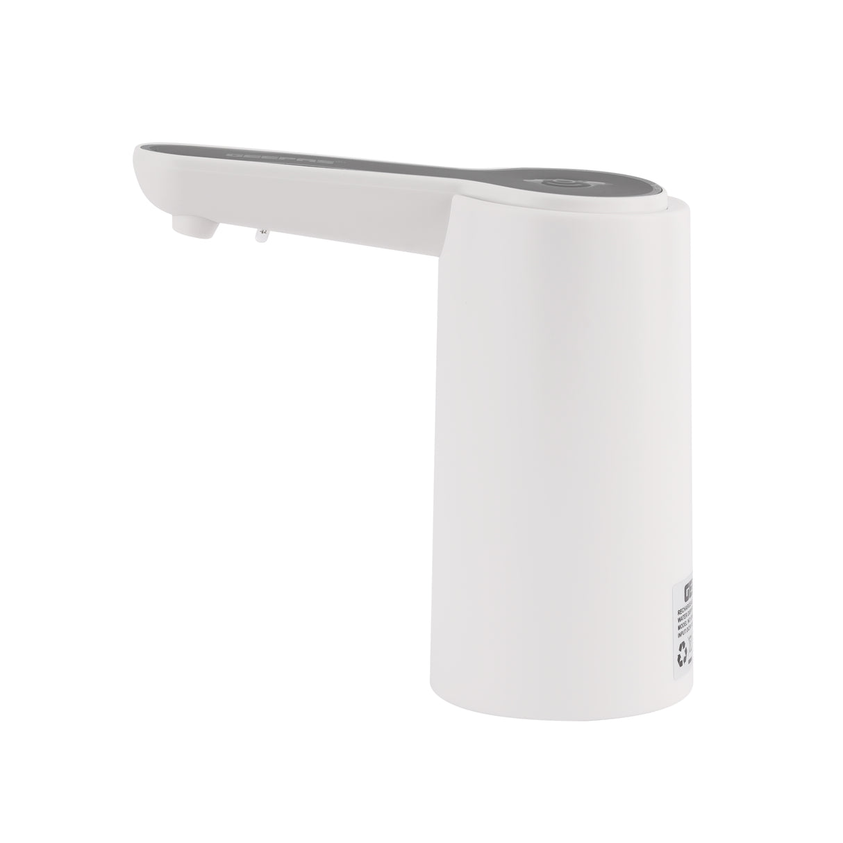 Geepas GWD17034 Rechargeable Mini Water Dispenser |  USB Charging |  One-Button Operation|  LED Night Light|  1200mAh Lithium Battery|  Compact Design for Bottled Water