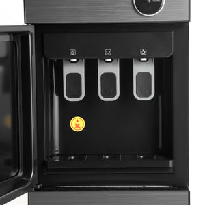 Geepas GWD17037 Bottom Loading Water Dispenser | Hot, Cold & Normal Water Options| Stainless Steel Water Tank| Fast Cooling Compressor System | 3 Tap Convenient Design