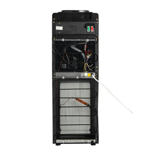 Geepas GWD17039 Water Dispenser with Cabinet | Hot, Cold & Normal Water | Stainless Steel Water Tank| Low-Noise Compressor| Child Lock & Bottom Storage for Home & Office