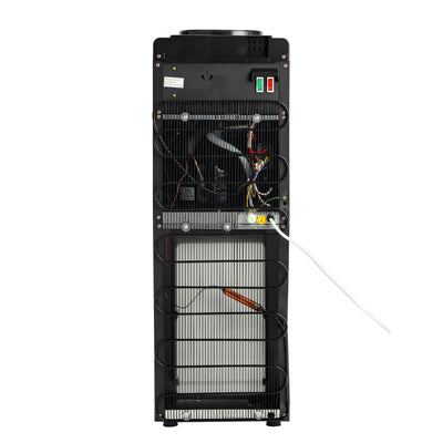 Geepas GWD17039 Water Dispenser with Cabinet | Hot, Cold & Normal Water | Stainless Steel Water Tank| Low-Noise Compressor| Child Lock & Bottom Storage for Home & Office