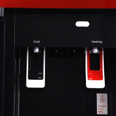 Geepas GWD8343 Hot & Cold Water Dispenser with Stainless Steel Tank | Fast Cooling Compressor| Energy Efficient Performance & Built-In Storage Cabinet for Home & Office