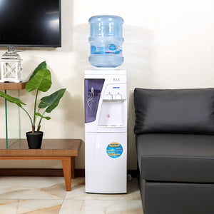 Geepas GWD8359 Hot & Cold Water Dispenser with Compressor Cooling | 420W Heating Power | 95W Cooling Power | Energy-efficient | Floor Standing Design for Home & Office