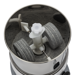 Geepas Wet Grinder GWG44063 | 2L Stainless Steel Drum | 200W |  High Quality Grinding Stones | Interlocking Safety | Atta Kneader & Coconut Scraper | 2 Years Warranty