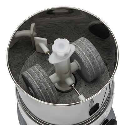 Geepas Wet Grinder GWG44063 | 2L Stainless Steel Drum | 200W |  High Quality Grinding Stones | Interlocking Safety | Atta Kneader & Coconut Scraper | 2 Years Warranty