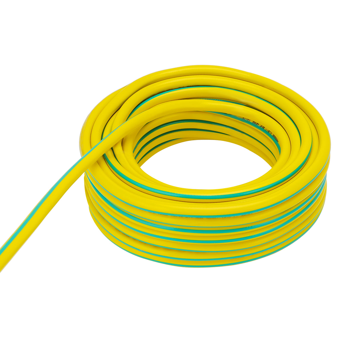 Geepas 1/2 PVC Hose- GWH61153| 25 M, 3-Layer Construction with High Flexibility| Suitable for 7 Bar Pressure, Heat Resistance -10–65 °C| Yellow and green, 1 Year Warranty