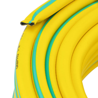 Geepas 1/2 PVC Hose- GWH61153| 25 M, 3-Layer Construction with High Flexibility| Suitable for 7 Bar Pressure, Heat Resistance -10–65 °C| Yellow and green, 1 Year Warranty