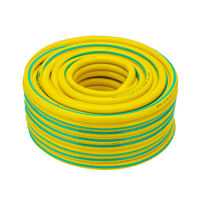 Geepas GWH61156 3/4" PVC Hose | 50M | Durable 3-Layer Flexible Design | Ideal for Gardening, Cleaning & Water Supply | 5 Bar Pressure | -10°C to 65°C | 1-Year Warranty