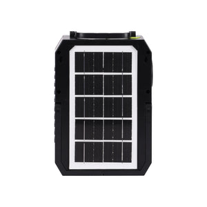 Geepas 300W Solar Floodlight GWL51097 | 5400mAh Battery, 252 LEDs, Rechargeable & Flexible, Wide Coverage, Perfect for Outdoor, Camping & Emergency, 2Years Warranty