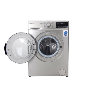 Geepas GWMF7121STV 7kg Fully Automatic Front Load Washing Machine |  15 Wash Programs |  1000 RPM Spin Speed |  EcoLogic System | LED Display & Child Lock Safety