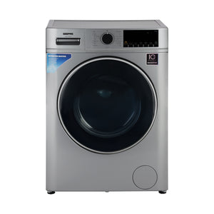 Geepas GWMF7125SRG 7kg Inverter Front Load Washing Machine |  1200 RPM |  16 Wash Programs |  Steam & Quick Wash | LED Display | Stainless Steel Drum & Low Noise System