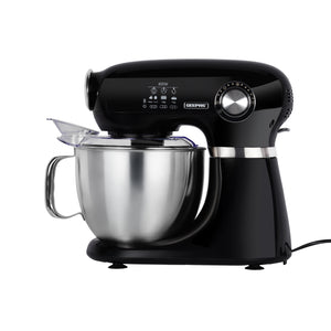 Geepas GSM43013 3-in-1 Stand Mixer 5L | 800W, 7-Speed Kitchen Mixer |  Stainless Steel Bowl | 3-in-1 functionality  | Stainless steel wire whisk attachment |Tilt-head design