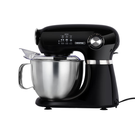 Geepas GSM43013 3-in-1 Stand Mixer 5L | 800W, 7-Speed Kitchen Mixer |  Stainless Steel Bowl | 3-in-1 functionality  | Stainless steel wire whisk attachment |Tilt-head design