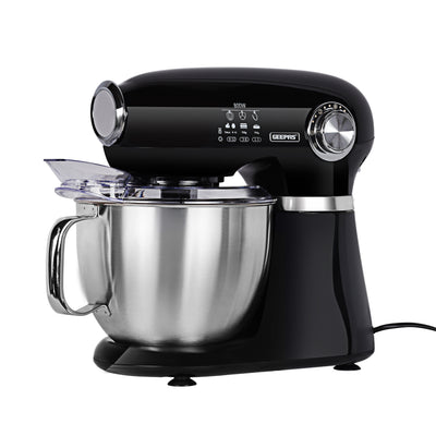 Geepas GSM43013 3-in-1 Stand Mixer 5L | 800W, 7-Speed Kitchen Mixer |  Stainless Steel Bowl | 3-in-1 functionality  | Stainless steel wire whisk attachment |Tilt-head design