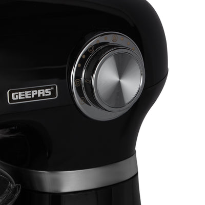 Geepas GSM43013 3-in-1 Stand Mixer 5L | 800W, 7-Speed Kitchen Mixer |  Stainless Steel Bowl | 3-in-1 functionality  | Stainless steel wire whisk attachment |Tilt-head design