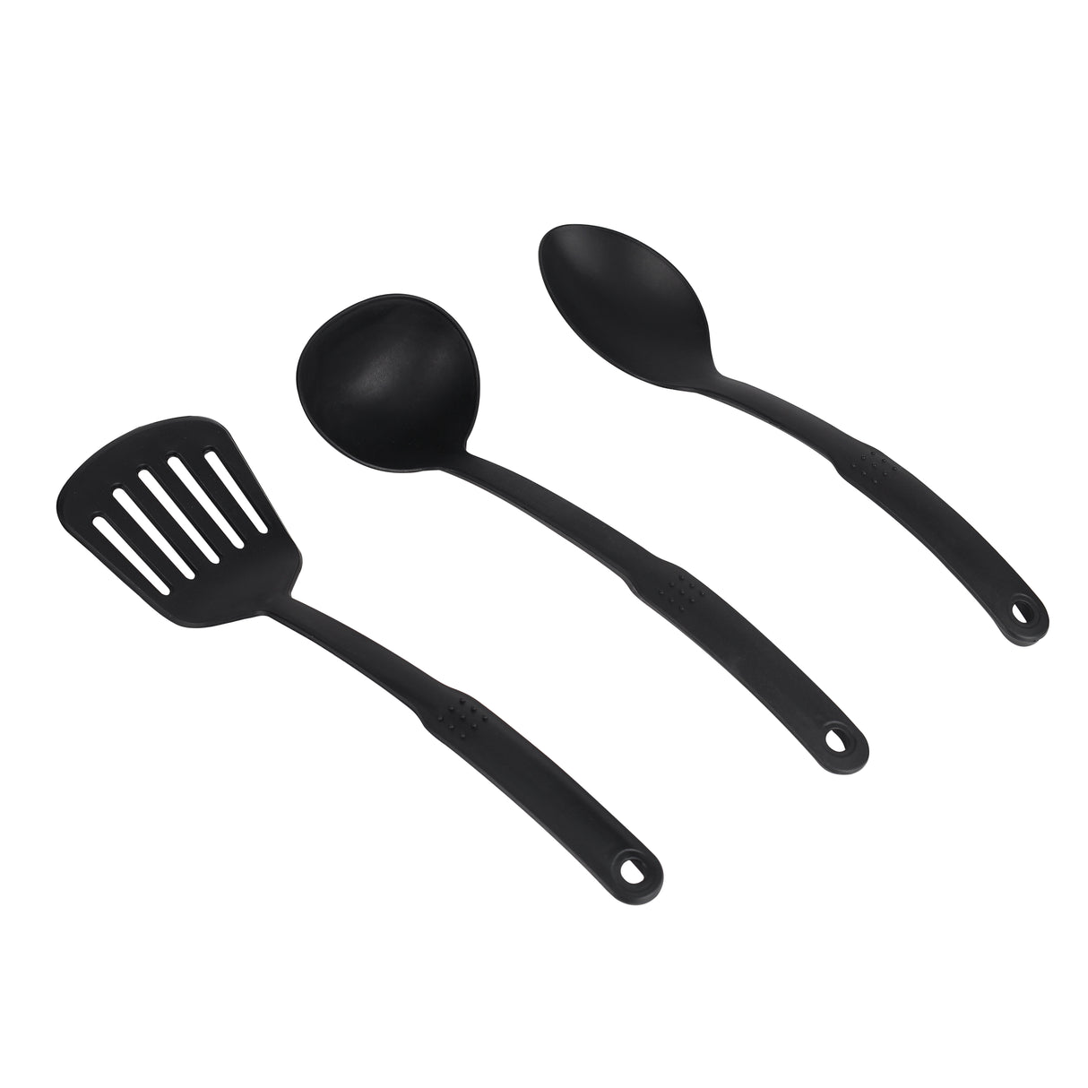 Royalford RoyalDiamond RF10336 Die-Cast Cookware Set 10 Pcs | Durable Granite Coated | Non-Stick Induction Compatible Cookware | Tempered Glass Lids & Nylon Utensils