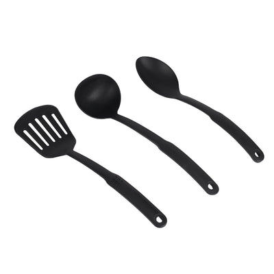 Royalford RoyalDiamond RF10336 Die-Cast Cookware Set 10 Pcs | Durable Granite Coated | Non-Stick Induction Compatible Cookware | Tempered Glass Lids & Nylon Utensils