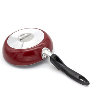 Royalford RF2956 24CM Non-Stick Fry Pan | PFOA-Free Aluminium Body | Heavy-Duty Bakelite Handle | Compatible with Gas, Electric, Ceramic and Halogen Cooktops Use