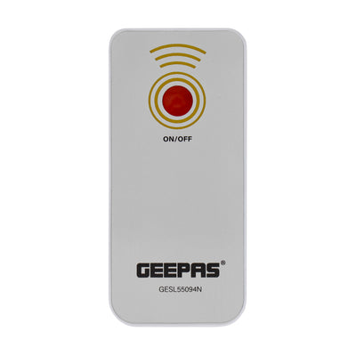 Geepas GESL55094 Rechargeable LED Bulb | AC/DC Emergency Light with Lithium Battery |  Energy-efficient technology |  Long service life of up to 15,000 hours |Lightweight