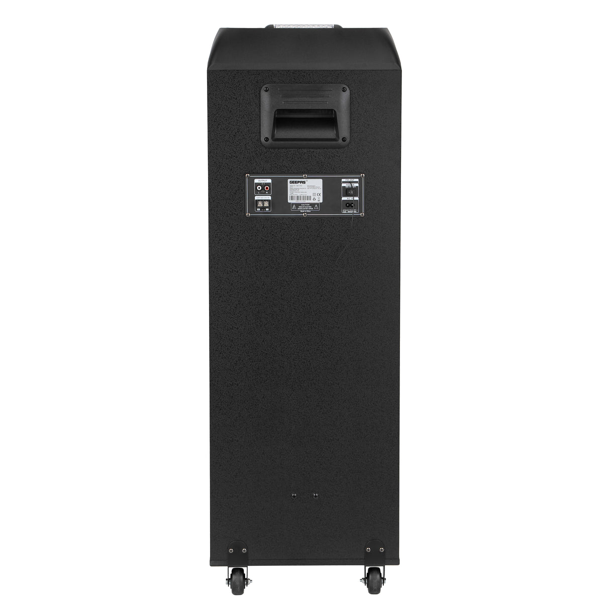 Geepas GMS11153 Rechargeable Professional Speaker with UHF Mic | Bluetooth Party Speaker | True Wireless Stereo |UHF wireless microphone | External DC 12V power input
