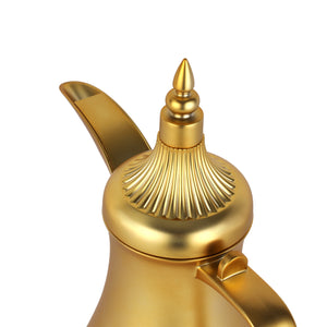 Royalford RF12135 Malika Vacuum Flask 1.0L| features elegant gold finish, vacuum insulation & leak-resistant design| durable build & keeps beverages hot or cold longer|