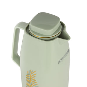 Royalford RF12142 Vacuum Flask | 1.0L | Durable Plastic Body | Hot and Cold Thermos | Asbestos Free| Pink Glass Inner| Leak Resistant| Suitable  for Home & Office Use