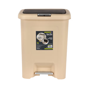 Royalford RF12247 18L Plastic Dust Bin | Foot Pedal & Double Lid for Home, Kitchen & Office Use | Hands-Free Hygienic Waste Disposal with Durable Premium Design