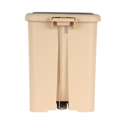 Royalford RF12247 18L Plastic Dust Bin | Foot Pedal & Double Lid for Home, Kitchen & Office Use | Hands-Free Hygienic Waste Disposal with Durable Premium Design