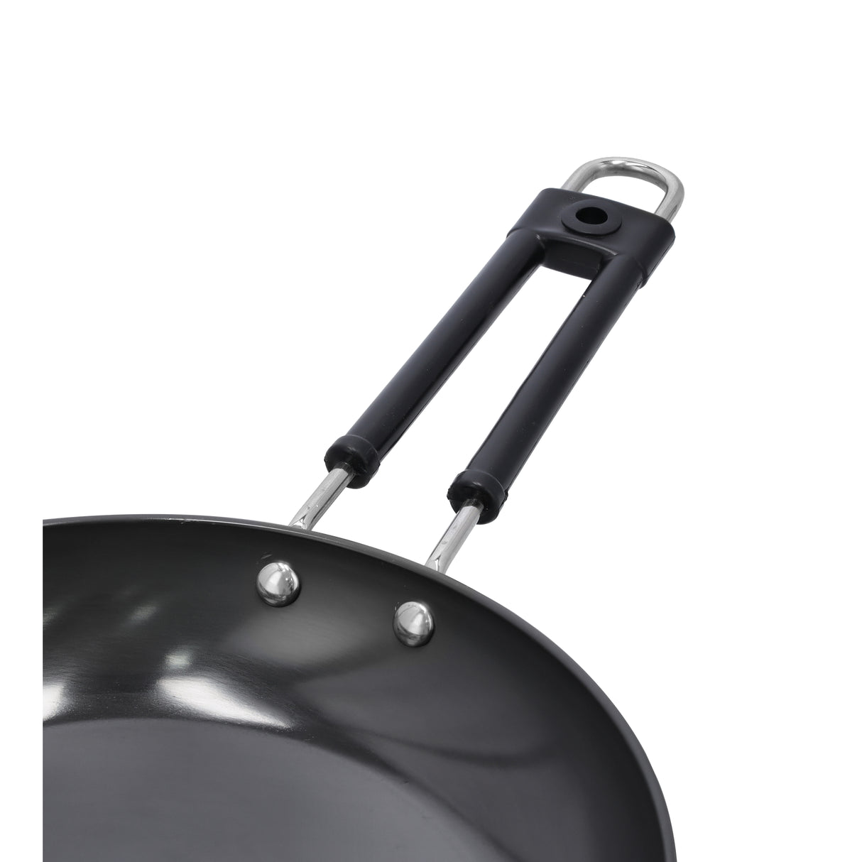 Royalford RF10012 Hard Anodized Frypan 28cm |Heavy Gauge Virgin Aluminium Cookware |  3 Layer Durable Construction |3mm Thickness | Even Heat Distribution| Easy to Clean