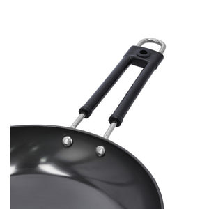 Royalford RF10012 Hard Anodized Frypan 28cm |Heavy Gauge Virgin Aluminium Cookware |  3 Layer Durable Construction |3mm Thickness | Even Heat Distribution| Easy to Clean