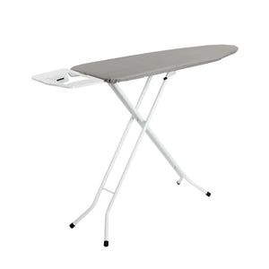 Royalford RF10089 Classic Ironing Board | Adjustable Height | Heat-Resistant Metallic Coated Cotton Cover | 8mm Foam Pad & Strong Foldable Heavy Duty Steel Design