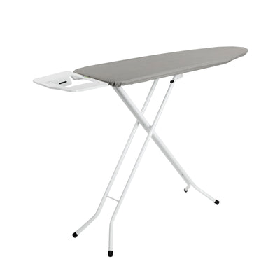 Royalford RF10089 Classic Ironing Board | Adjustable Height | Heat-Resistant Metallic Coated Cotton Cover | 8mm Foam Pad & Strong Foldable Heavy Duty Steel Design