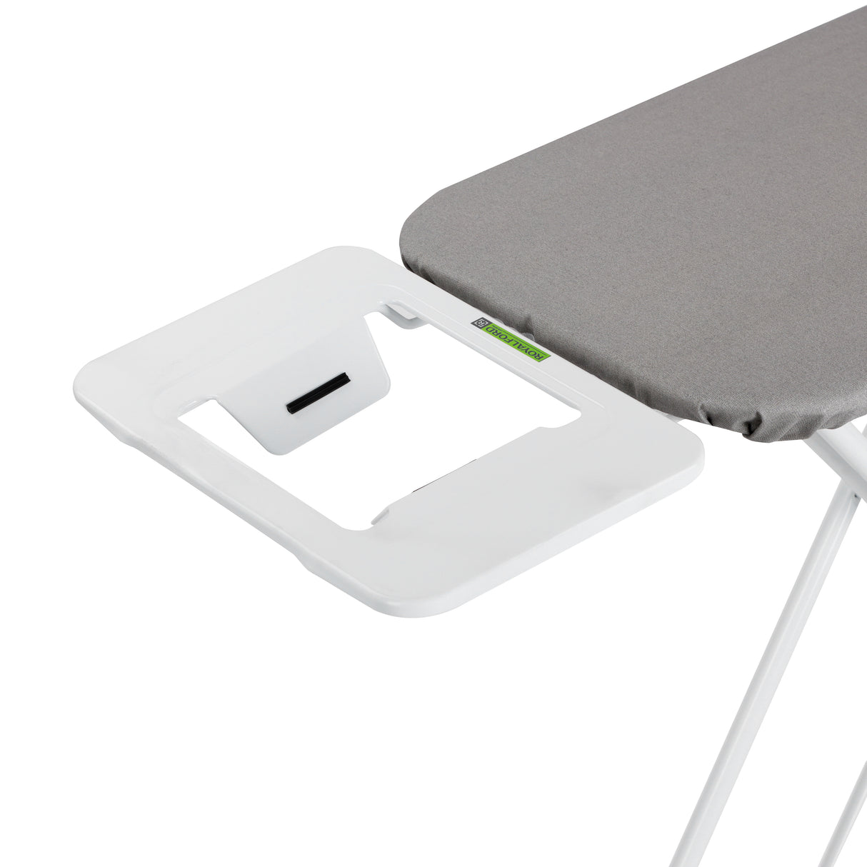 Royalford RF10089 Classic Ironing Board | Adjustable Height | Heat-Resistant Metallic Coated Cotton Cover | 8mm Foam Pad & Strong Foldable Heavy Duty Steel Design