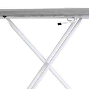 Royalford RF10089 Classic Ironing Board | Adjustable Height | Heat-Resistant Metallic Coated Cotton Cover | 8mm Foam Pad & Strong Foldable Heavy Duty Steel Design