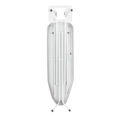 Royalford RF10089 Classic Ironing Board | Adjustable Height | Heat-Resistant Metallic Coated Cotton Cover | 8mm Foam Pad & Strong Foldable Heavy Duty Steel Design