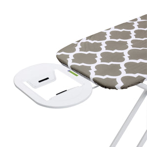 Royalford Angelo Ironing Board RF10090 | Adjustable Height Heavy Duty Ironing Board | 100% Cotton Cover | 8mm Foam Padding | Foldable Steel Frame | Perfect for Home Use